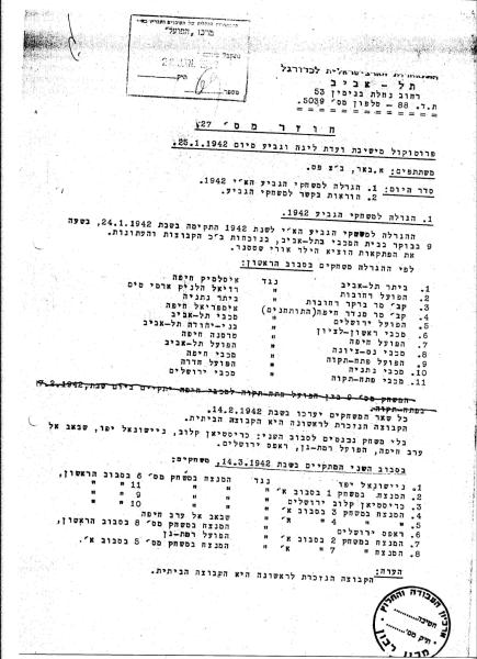 גביע - סיבוב ראשון - מכבי חיפה (0:0) - רשימת משחקי הסיבוב הראשון בגביע הארץ ישראלי לשנת 1942, מטעם ההתאחדות לכדורגל