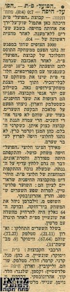 סיקור המשחק מתוך "ספורט לעם".