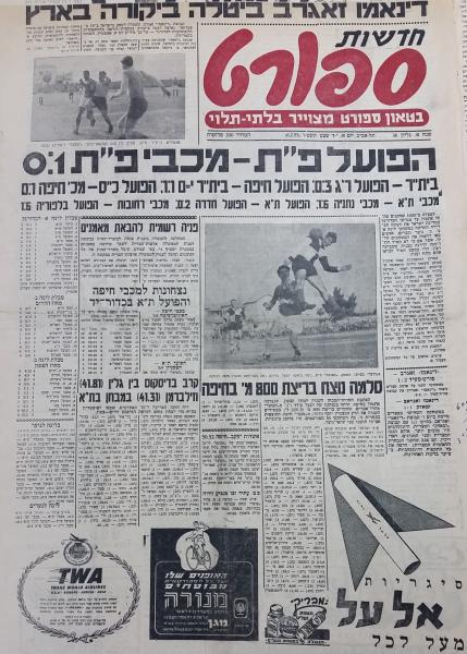 סיקור המשחק בחדשות הספורט