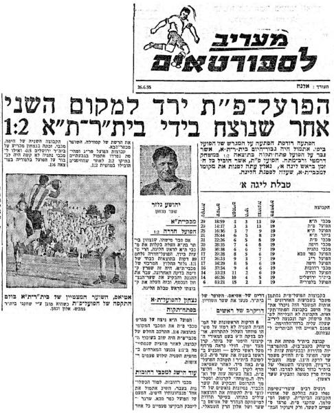 סיקור המשחק במעריב
