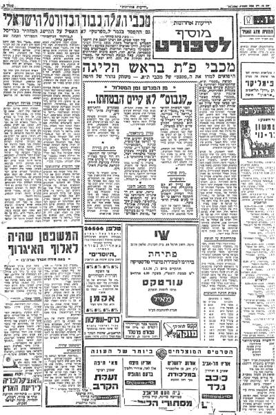 מחזור 5 - בית"ר תל-אביב (0:2) - מוסף הספורט של ידיעות אחרונות