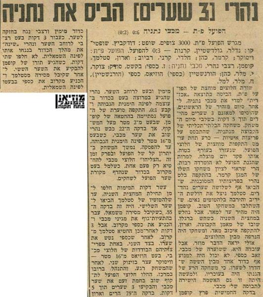 מחזור 15 - מכבי נתניה (0:6) - סיקור המשחק מתוך חדשות הספורט.