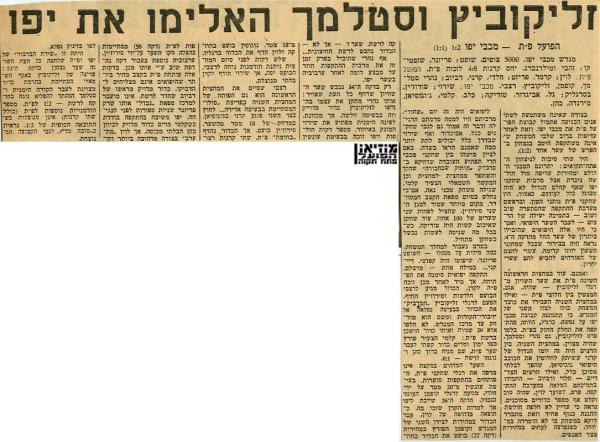 סיקור המשחק מתוך חדשות הספורט.