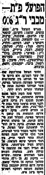 סיקור המשחק בחדשות הספורט