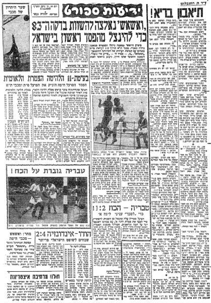 מדור הספורט של ידיעות אחרונות