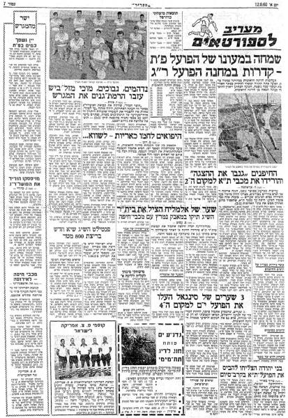 סיקור המשחק במעריב