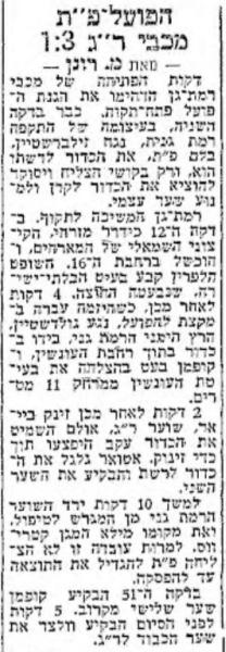 גביע - סיבוב 7 - מכבי רמת-גן (1:3) - סיקור המשחק במעריב