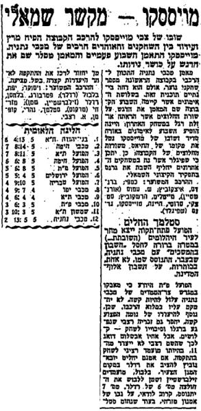לקראת המשחק בחדשות הספורט