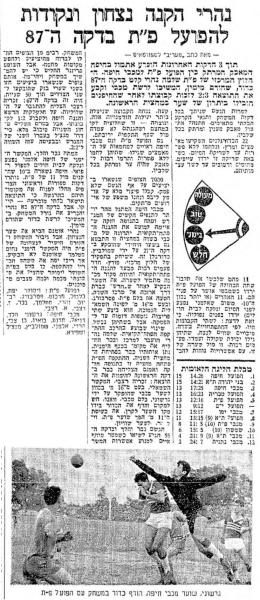 סיקור המשחק במעריב