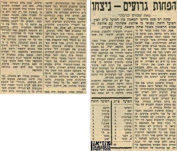 ניתוח המשחק מתוך חדשות הספורט.