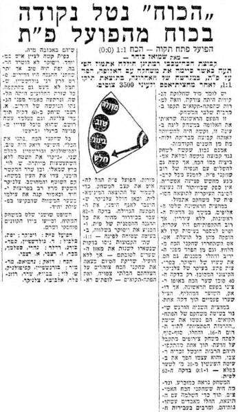 סיקור המשחק במעריב