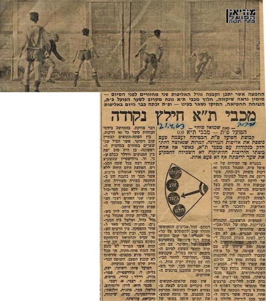 סיקור המשחק מתוך מעריב.