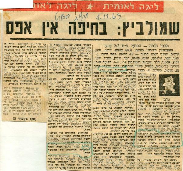 סיקור המשחק מתוך חדשות הספורט.