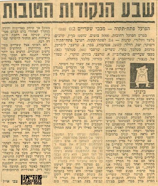 סיקור המשחק מתוך חדשות הספורט.
