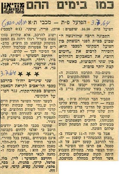 לקראת המשחק מתוך חדשות הספורט.