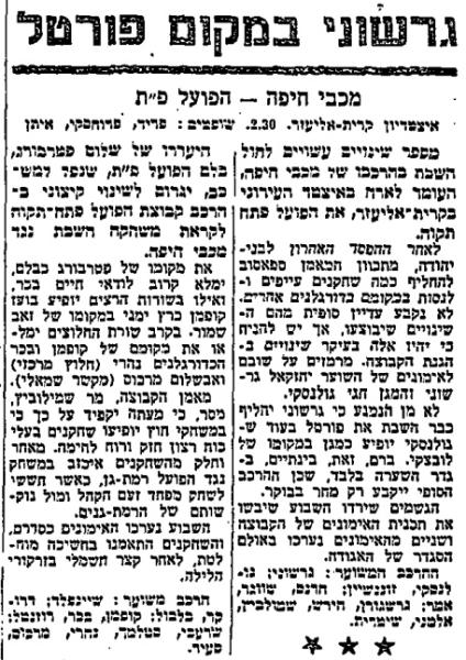 לקראת המשחק בחדשות הספורט
