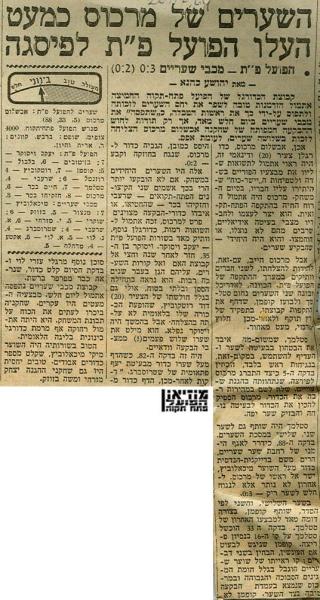 סיקור המשחק מתוך מעריב.