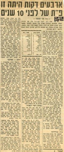 ניתוח המשחק מתוך חדשות הספורט.
