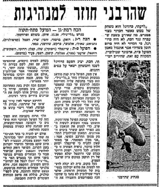 מחזור 24 - הכח רמת-גן (1:1) - לקראת המשחק בחדשות הספורט