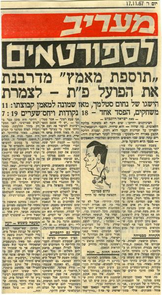 תמונת מצב אחרי 36 מחזורים, מתוך מעריב.