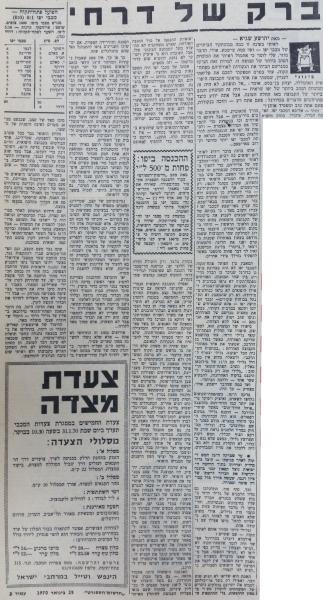סיקור המשחק בחדשות הספורט