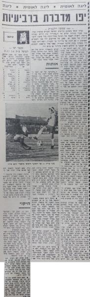 סיקור המשחק בחדשות הספורט