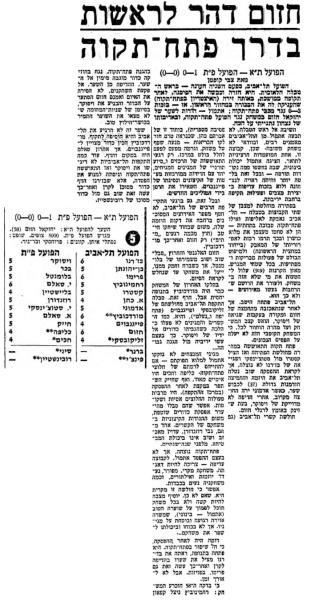 סיקור המשחק במעריב