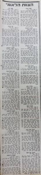 סגל קבוצות הליגה הראשונה לעונת 1974/75, מתוך חדשות הספורט