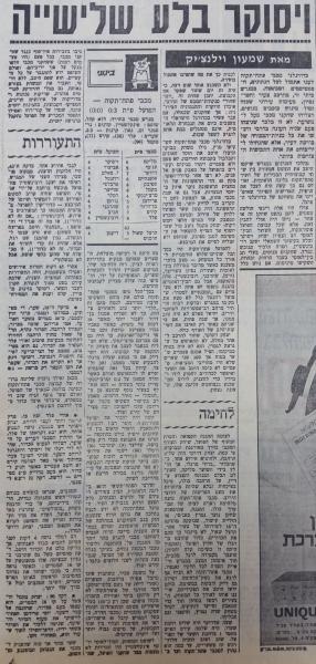 סיקור המשחק בחדשות הספורט