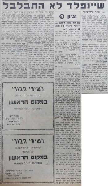סיקור המשחק בחדשות הספורט