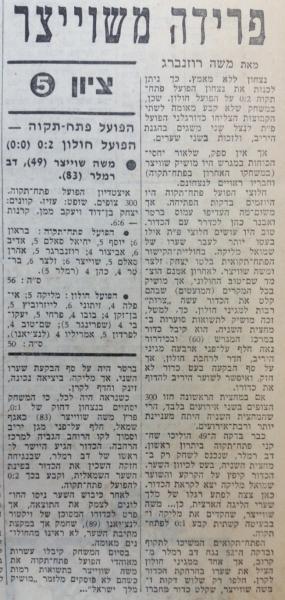סיקור המשחק בחדשות הספורט