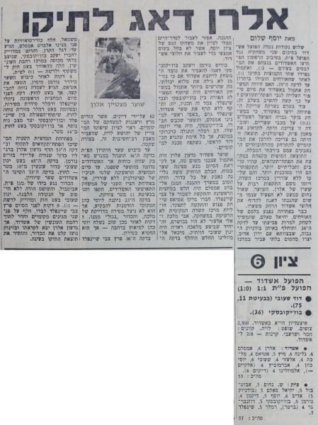 סיקור המשחק בחדשות הספורט