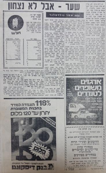 סיקור המשחק בחדשות הספורט