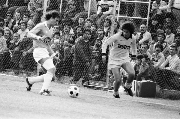 1979/80 - מחזור 16 - מכבי תל-אביב (0:1) - איתן בודניוק. צילום: אריה קנפר