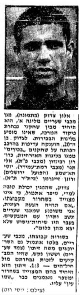 כתבה על אלון צדוק בידיעות אחרונות, מרץ 1980