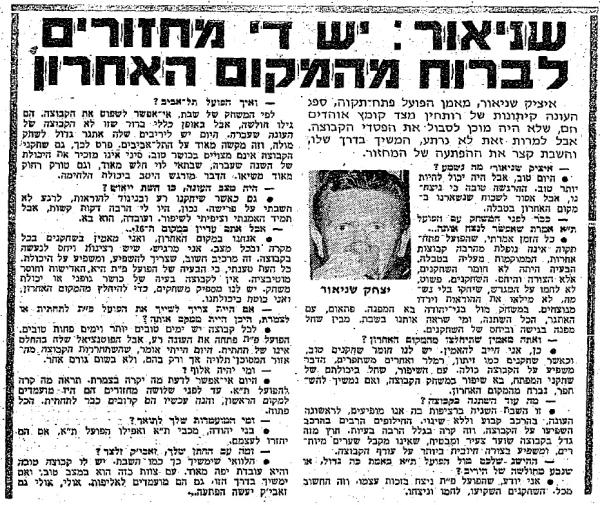 ראיון בחדשות הספורט עם מאמן הפועל פ"ת, יצחק שניאור, אחרי הניצחון המפתיע על הפועל ת"א בבלומפילד