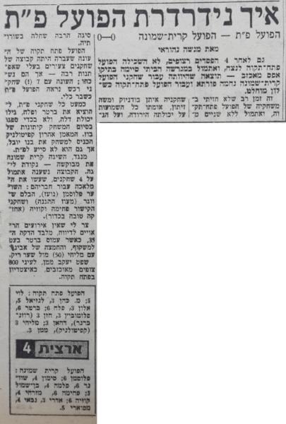 סיקור המשחק במעריב