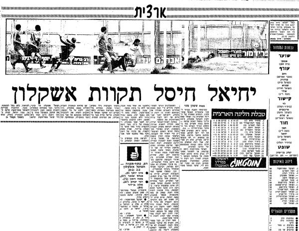 סיקור המשחק בחדשות הספורט