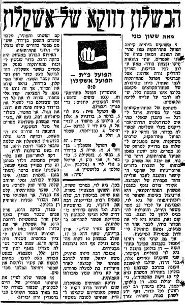 סיקור המשחק בחדשות הספורט