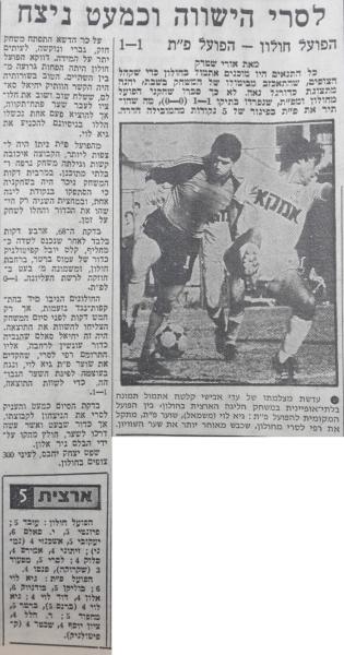 סיקור המשחק במעריב
