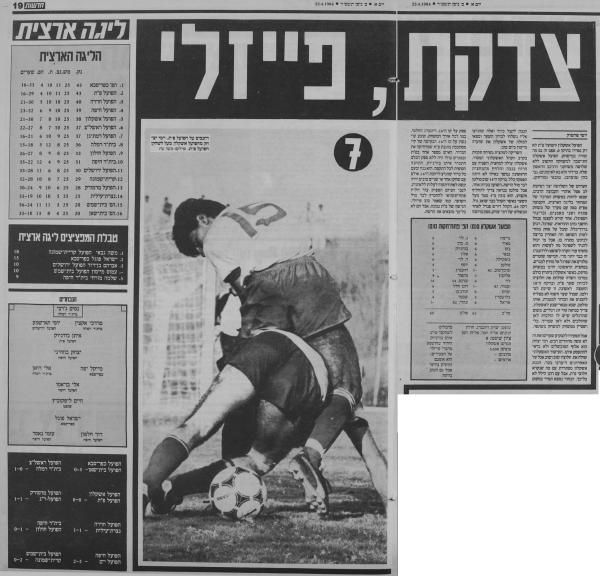 סיקור המשחק בעיתון חדשות
