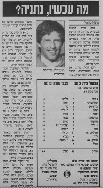 סיקור המשחק בעיתון חדשות