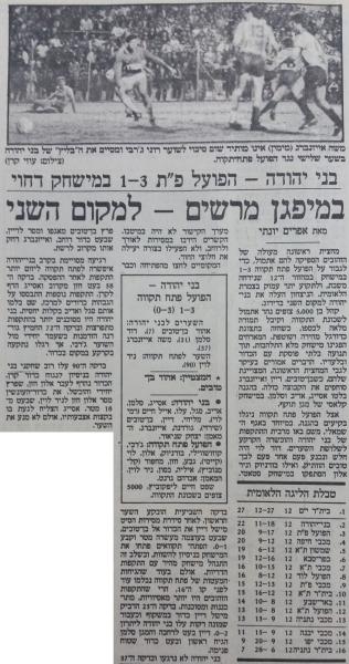 סיקור המשחק בהארץ