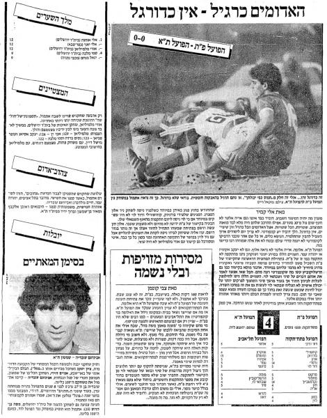 סיקור המשחק במעריב