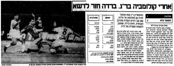 סיקור המשחק במעריב
