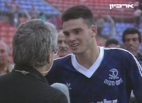 כובש שער הניצחון, דני ניראון, מתראיין בסיום המשחק