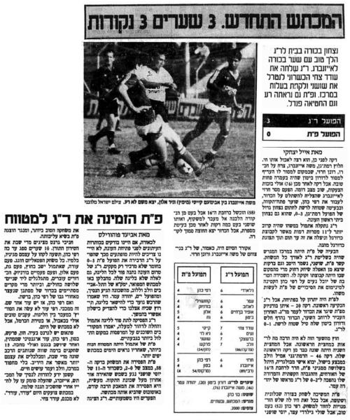 סיקור המשחק במעריב