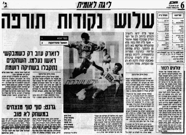 מחזור 2 - הפועל כפר-סבא (1:2) - סיקור המשחק במעריב