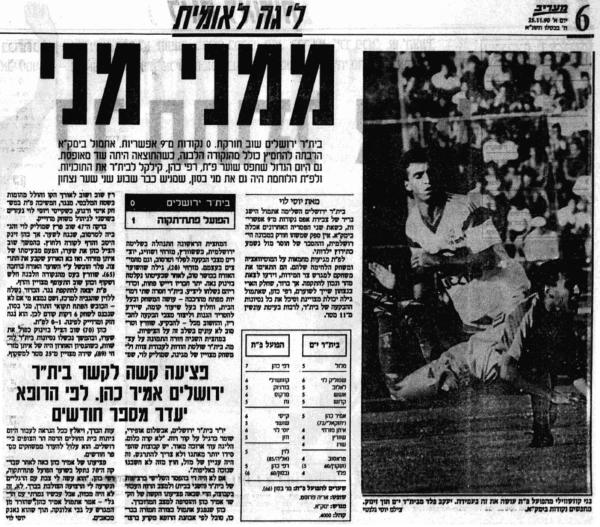 סיקור המשחק במעריב