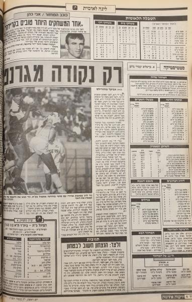 סיקור המשחק בידיעות אחרונות